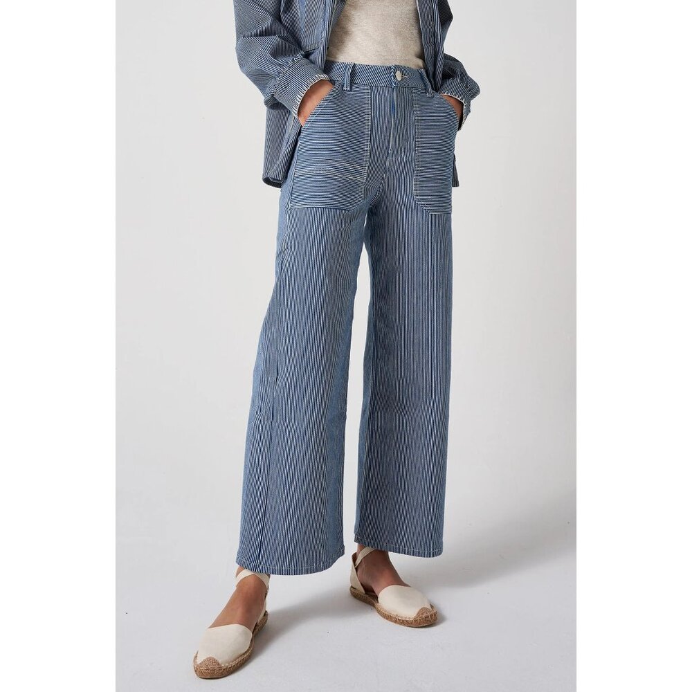 Seventy + Mochi - Elodie Jean in Denim Stripe - Size 27 NWT